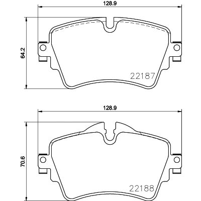 Imagen de HELLA 8DB 355 023 091 Juego de pastillas freno preparado para indicador desgaste con tornillos pinza MINI: Hatchback, Countryman, Clubman