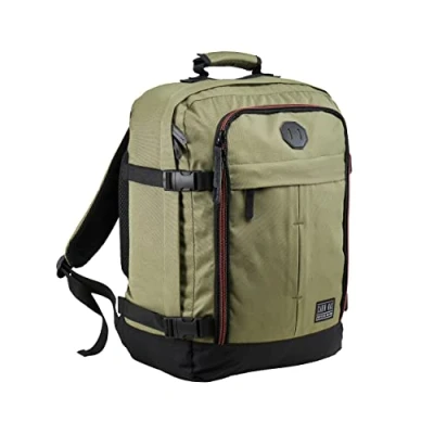 Imagen de Cabin MAX Mochila Viaje Cabina Avion 45x36x20 Easyjet, Mochilas Equipaje de Mano, Viaje, Correas Compresión Poliéster RPET Reciclado (Metz 30L)