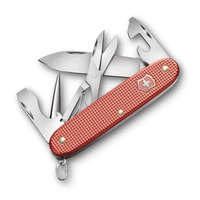 Imagen de Victorinox Navaja Suiza Pioneer X Alox Edición Limitada 2025, Multiherramienta, Suiza, 9 Funciones, Hoja, Destornillador, Rojo