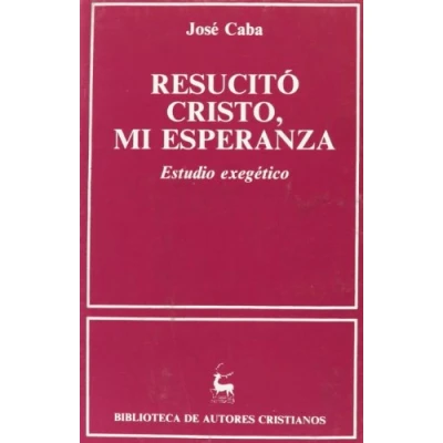 Imagen de Resucitó Cristo, mi esperanza. Estudio exegético (NORMAL)