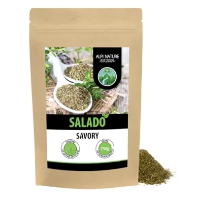 Imagen de Salado seco (250g), ajedrea frotada, suavemente secada, 100% pura y natural, sin aditivos