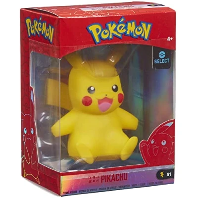 Imagen de Pokemon Pikachu Select Figura de 4 Pulgadas Hecha Vinilo, Multicolor (JAZWARES PKW2275)