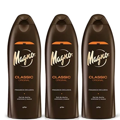 Imagen de 3 Bottles of MAGNO Shower Gel 18.3oz./550ml by