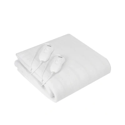 Imagen de Mesko MS7420 Calienta Camas Eléctrico Doble 150 x 160 cm, Cama Matrimonio, 3 Niveles Temperatura, Lavable, Forro Polar, Calefacción Cama, Protección contra Sobrecalentamiento, Blanco, 120W