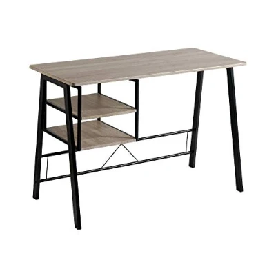 Imagen de Momma Home Mesa 2 Cajoneras en Escritorio Juvenil y Vintage para Ordenador de Oficina Estudio Habitacion Juvenil, Modelo Andea, 120x52x76,5 cm