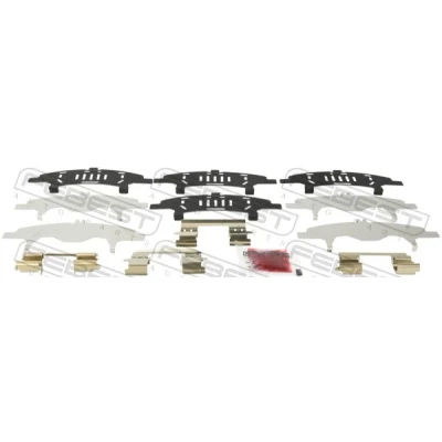Imagen de FEBEST 0203 T31F Kit de accesorios, pastillas frenos Eje delantero NISSAN: Qashqai / Qashqai+2 I, X Trail