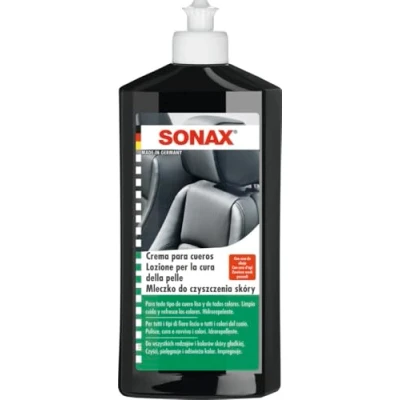 Imagen de SONAX Loción para el cuidado del cuero (500 ml) con cera de abeja, limpieza y liso sintético N. 02912000 820