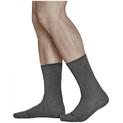 Imagen de vitsocks Calcetines Invierno 80% LANA MERINO Hombre (3 PARES) Finos Calientes Transpirables, gris, 39 41