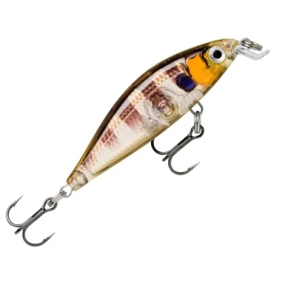 Imagen de Rapala X Light Minnow 5 cm 4 g Wobbler, Hardbait, Twitchbait, para pesca de perca, hardbait spinnfischen, color: Glassy Gill UV