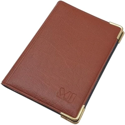 Imagen de myledershop Exclusiva Tarjetero para documento de Identidad y Tarjeta crédito 4 Compartimentos MJ Design Germany Made in UE diseños (Diseño / Marrón)