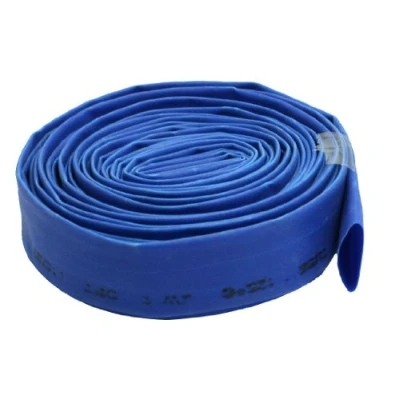 Imagen de sourcing map Relación 2: 1 Poliolefina azul 10 mm de diámetro Tubo termorretráctil 3 metros