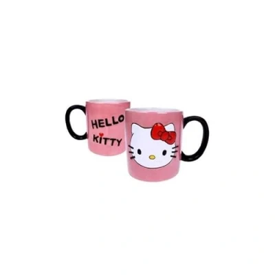 Imagen de FOREST Taza con diseño de Hello Kitty, color rosa y rojo