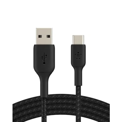 Imagen de Belkin Boost Charge USB C Braided cable 1 Metro Negro