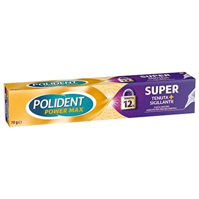 Imagen de Polident Super Tenuta + Sigi Neutro Deli, PowerMax, 70 g: el embalaje puede variar
