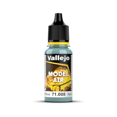 Imagen de Vallejo Model Air Pintura Acrílica Pale Blue RLM65 Acabado Mate, 18 ml. para Aerógrafo Modelismo y Figuras