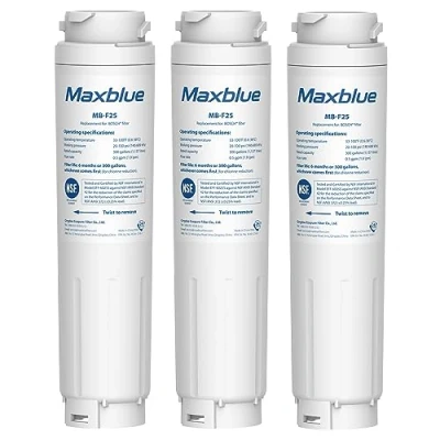 Imagen de Maxblue 644845 Filtros de Agua para Frigorífico, Compatible con Bosch UltraClarity 644845, 00740560, 740560, 00499850, 00649379, 9000194412, 9000077104, MIELE/Haier 0060820860, 0060218743(3)