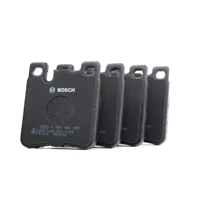 Imagen de BOSCH 0 986 460 965 Juego de pastillas freno Low Metallic Chapa antichirridos, con instrucciones montaje MERCEDES BENZ: CLK Coupé