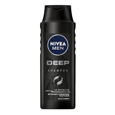 Imagen de NIVEA MEN Deep Champú revitalizante para hombres de carbón negro 400 ml
