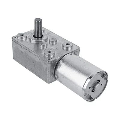 Imagen de DC 12V Motor de Engranaje Helicoidal Alto par Reducción Velocidad Motorreductor Reversible CW/CCW(62RPM)