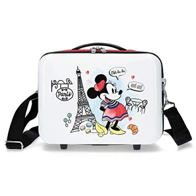 Imagen de Disney Minnie Around the World Nececer Adaptable Rojo 29x21x15 cms ABS