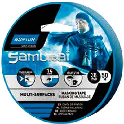 Imagen de Norton Cinta de pintor multisuperficies Samurai 36mm x 50m