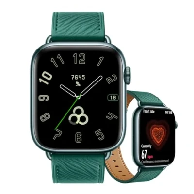 Imagen de HONOR Watch 5 Smartwatch, 1.85 AMOLED Display Smart Hombre Mujer, 15 Días de Duración Batería, GPS, Verde