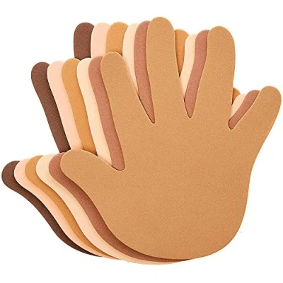 Imagen de Baker Ross FX243 Manos de Espuma Color Carne Set 30, Manualidades para niños