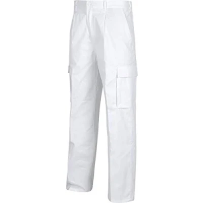 Imagen de Work Team Pantalón. Elástico en cintura, multibolsillos: dos bolsos laterales perneras. HOMBRE Blanco 42