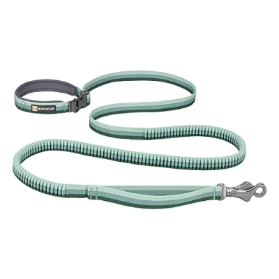 Imagen de Ruffwear, Roamer Correa elástica para Perro Correr, Ciclismo o Senderismo, se Puede Utilizar de Mano Manos Libres, Verde, 5.5 a 7 pies
