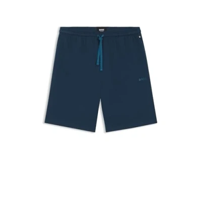 Imagen de BOSS Hombres Mix&amp;Match Short CW Jersey de Algodón Stretch con Logo bordado, Azul Abierto480, M