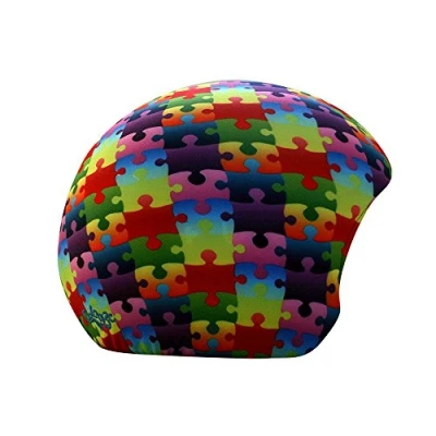 Imagen de COOLCASC Puzzle Colores Funda para Casco Universal
