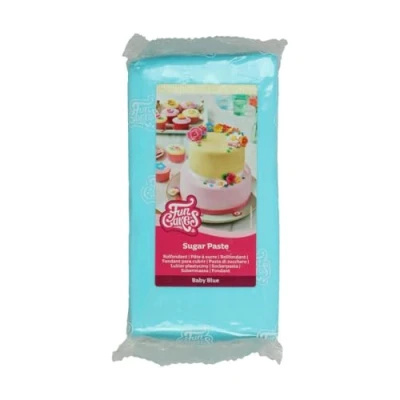 Imagen de FunCakes Pasta de Azúcar Azul Bebé 1 kg