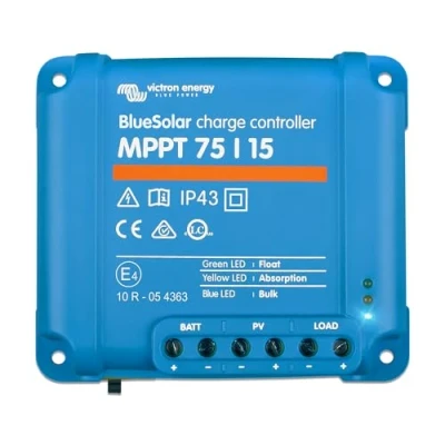 Imagen de Victron Energy BlueSolar MPPT 75V 15 amperios 12/24 Voltios Controlador de Carga Solar