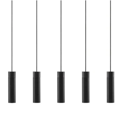 Imagen de Nordlux Lámpara colgante Tilo 5 luces, negro