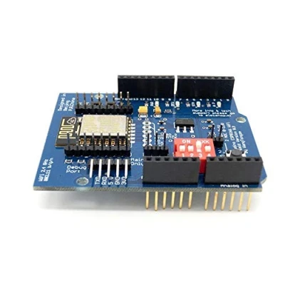 Imagen de DollaTek ESP 12E ESP8266 Escudo inalámbrico UART WiFi para Arduino UNO R3