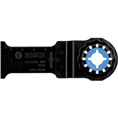 Imagen de Bosch Professional 1x Hoja de Sierra Inmersión Starlock BIM AIZ 32 AB Metal (para no Férreo, Aluminio, Piedra, Cartón Yeso, x 50 mm, Accesorios para Multiherramientas Oscilantes