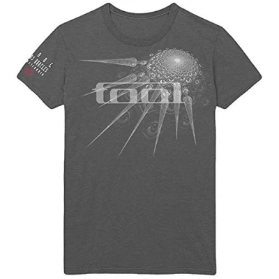 Imagen de Tool T Shirt Spectre Spike Band Logo Nuevo Oficial De Los Hombres Charcoal Gris Size M