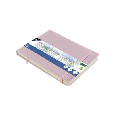 Imagen de Kangaro Art Cuaderno de bocetos (A5, poliuretano, tapa dura, 80 hojas, 140 g, papel crema), color morado