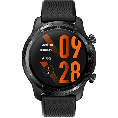 Imagen de Ticwatch Pro 3 Ultra GPS Smartwatch Qualcomm SDW4100 y Mobvoi Sistema de procesador Dual Wear OS Smart Watch para Hombres Oxígeno en Sangre Detección IHB AFiB Evaluación Fatiga 45 días Batería
