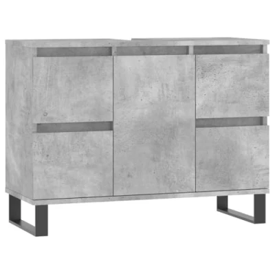 Imagen de vidaXL Mueble de baño Madera ingeniería Blanco 80x33x60 cm