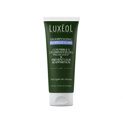 Imagen de Luxéol Champú anticaspa Elimina y previene la reaparición de caspa Respeta el cuero cabelludo todo tipo cabello Fabricado en Francia 200 ml