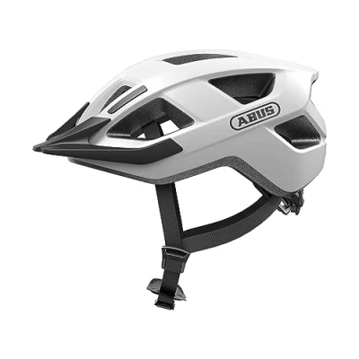 Imagen de ABUS Casco para bicicleta Aduro 3.0 urbano deportivo con un diseño elegante el día a y las excursiones deportivas hombres mujeres blanco, talla L
