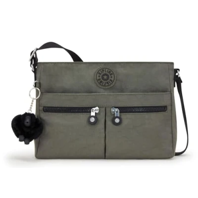 Imagen de Kipling New Angie Bandolera Pequeña, Green Moss (Verde)