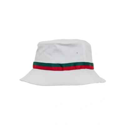 Imagen de Flexfit Bucket Sombrero, Hombre, Talla: One Size, White/firered/green