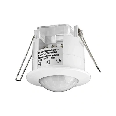 Imagen de Goobay IDU Sensor infrarrojo pasivo (PIR) Alámbrico Techo Blanco de movimiento (Sensor (PIR), Alámbrico, Techo, Blanco, IP20, 3 lx)
