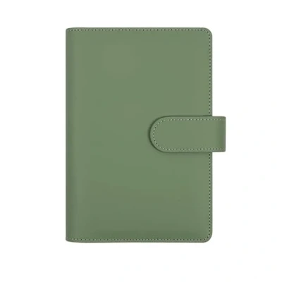 Imagen de Frogetu Archivador de Documentos A5,Carpeta Anillas A5 Cuero, Carpeta 6 Anillas,Carpeta Cuaderno Recargable Anillas,para Papel Relleno (papel interior no incluido)