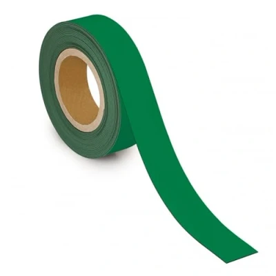 Imagen de MAUL cinta de identificación 40 mm x 1 mm, rotulable con parte trasera magnética, versátil para oficina, taller, almacén y cocina, se puede cortar individualmente, 10 m longitud, color