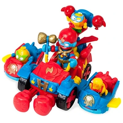 Imagen de Superthings Balloon Boxer, Gran vehículo con Dos vehículos acoplables, 3 y 1 Kazoom Kid
