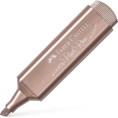 Imagen de Faber Castell 154626 Caja de 10 Marcadores Fluorescente Textliner 46 Metallic Rosa Metálico