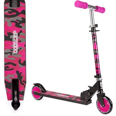 Imagen de Patinete bopster Plegable para niños Rosa Camuflaje